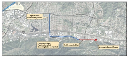Agroua Road Pipeline Progress