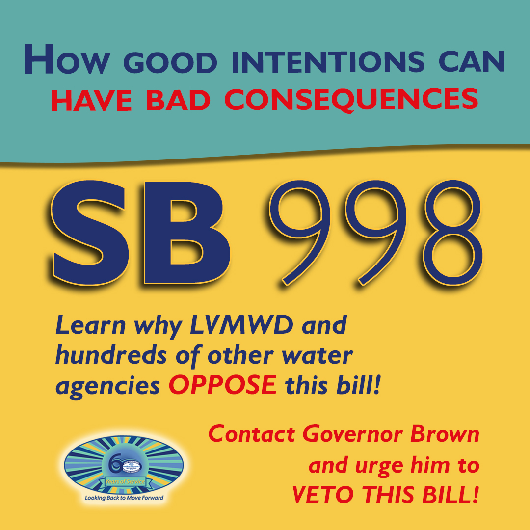 SB 998 - How good intentions can have bad consequences