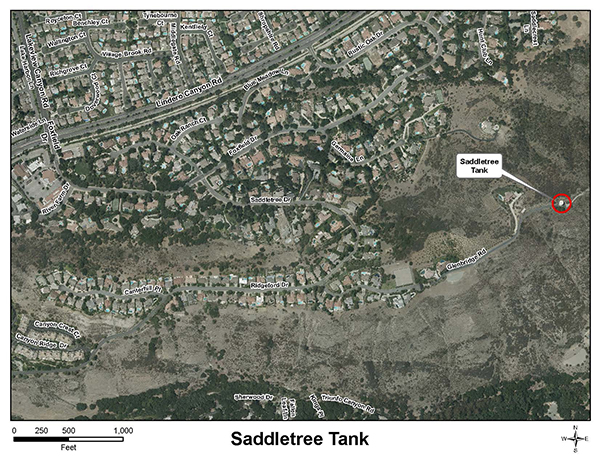 Saddletree Tank Vicinity Map